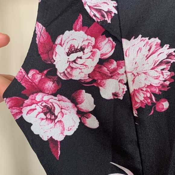 NWT Judith & Charles black raspberry floral dress Nordstrom - Picture 10 of 10